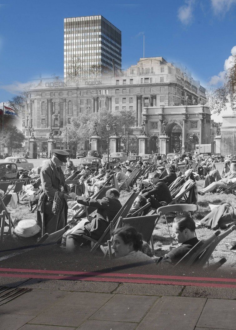 Великобритания. Лондон. 1956—2014. Отдыхающие в Гайд-парке