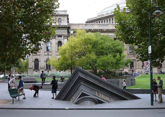 Утонувшая библиотека, Мельбурн