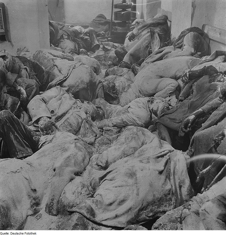 Бомбоубежище Дрездена откопанное в 1946 году
