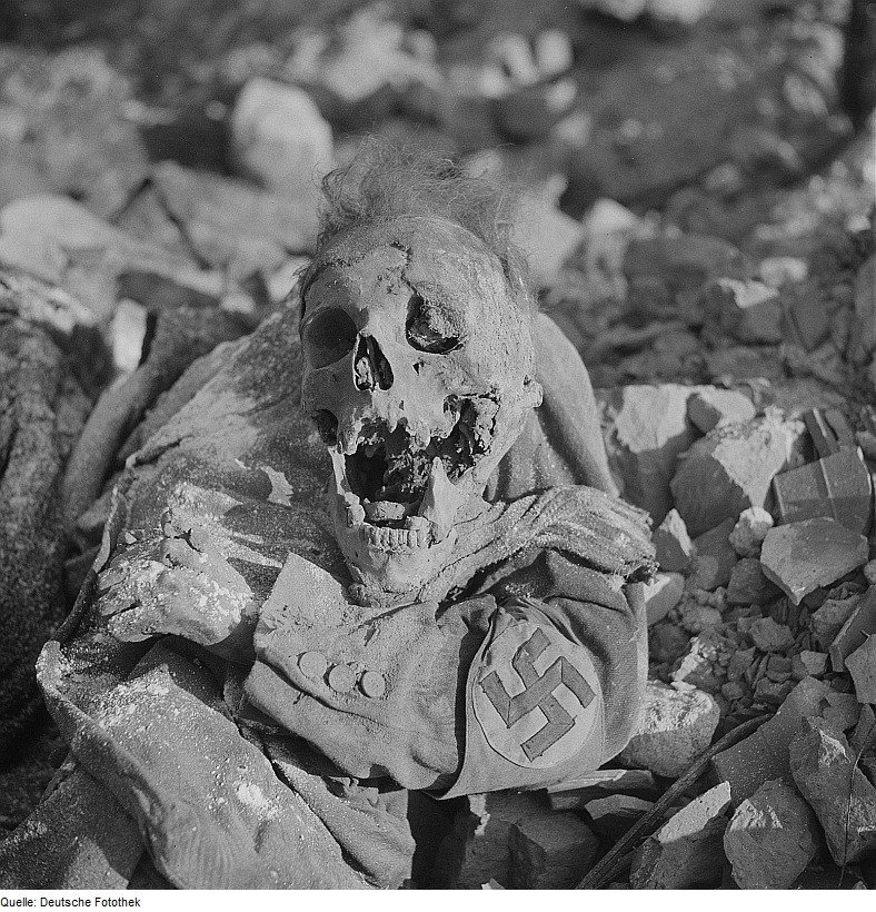 Бомбоубежище Дрездена откопанное в 1946 году