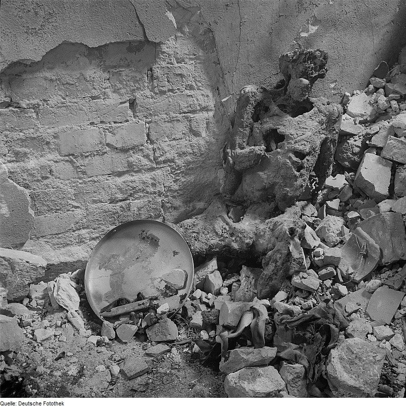 Бомбоубежище Дрездена откопанное в 1946 году