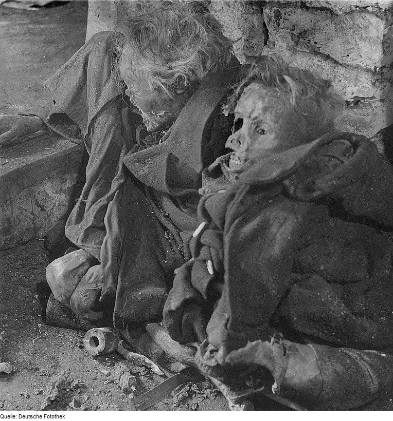 Бомбоубежище Дрездена откопанное в 1946 году