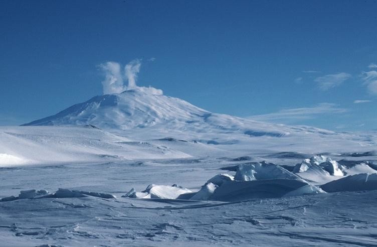 Ледяное великолепие вулкана Эребус