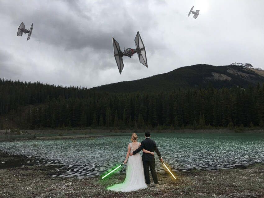 Свадьба в стиле "Звездных войн"
