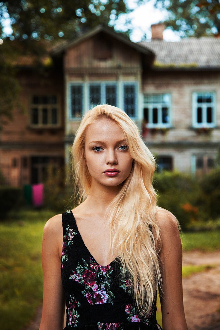 Эффектная блондинка из Риги, Латвия