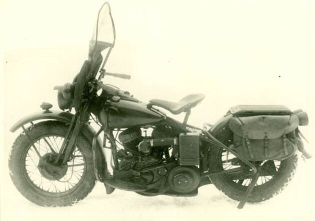 Harley-Davidson WLA-42 был самым массовым мотоциклом Красной Армии в конце войны