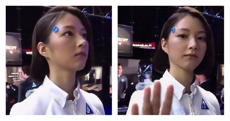 Как вы думаете, это робот или человек? Японцы создали женщину-андроида