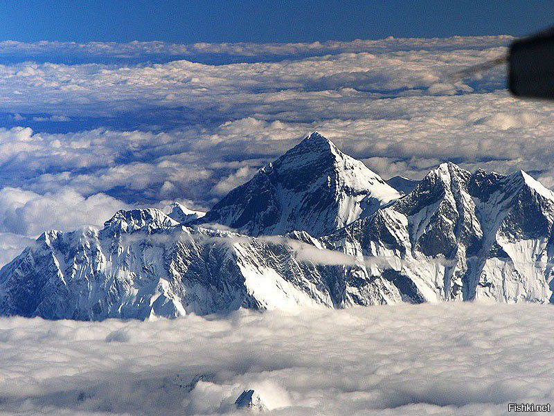Эверест с борта самолета