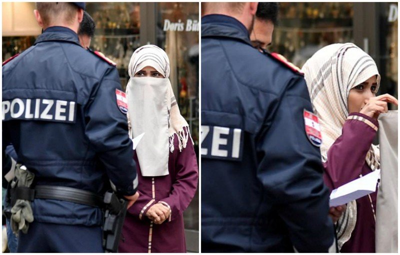 В Австрии запретили носить мусульманские одеяния и закрывать лицо