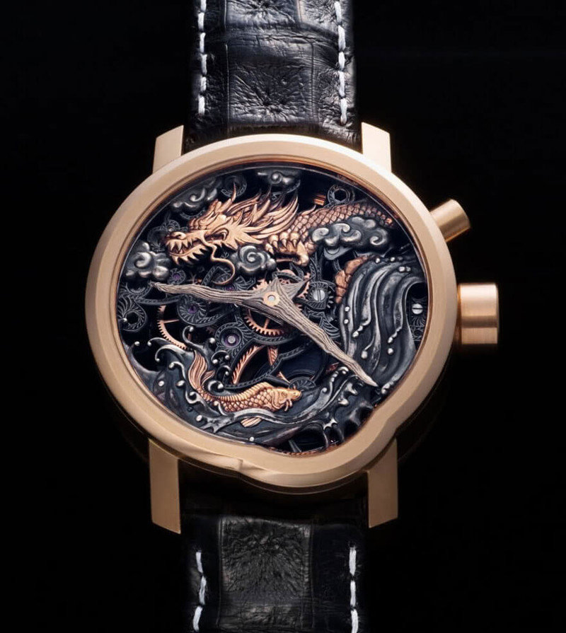 Часы Dragon Gate Legend («Легенда драконовых ворот») производства швейцарской часовой компании Cornelius & Cie.