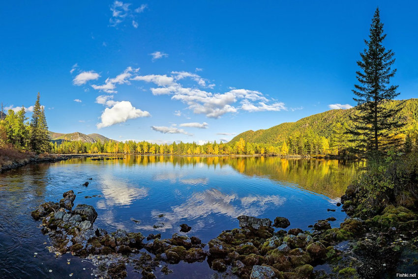 Долина реки Жомболок и озера Олон-нур, Бурятия:
