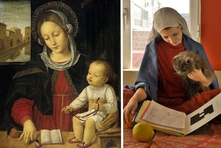 «Мадонна с младенцем» Амброджо Бергоньоне (1465-1525)