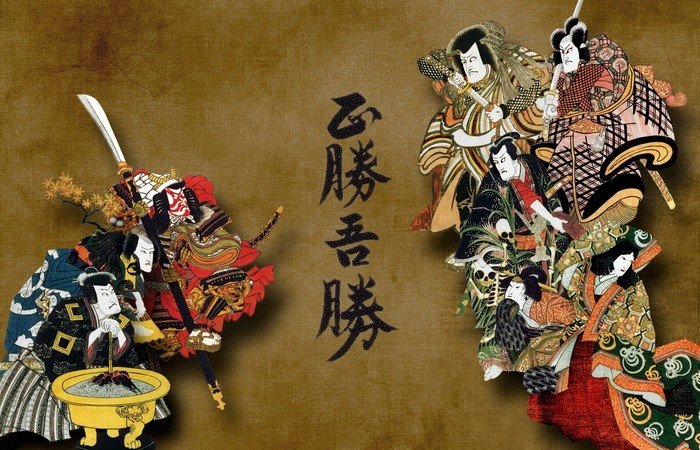 Японские самураи.