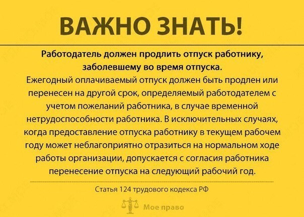 Ваши права во время больничных, отпуска и не только. Важно знать!