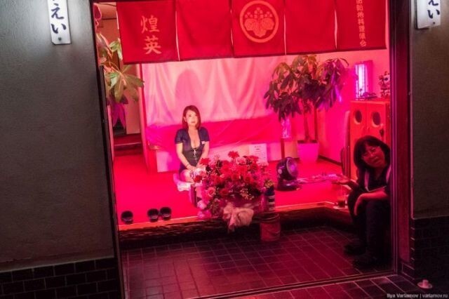 Квартал красных фонарей» в японской Осаке