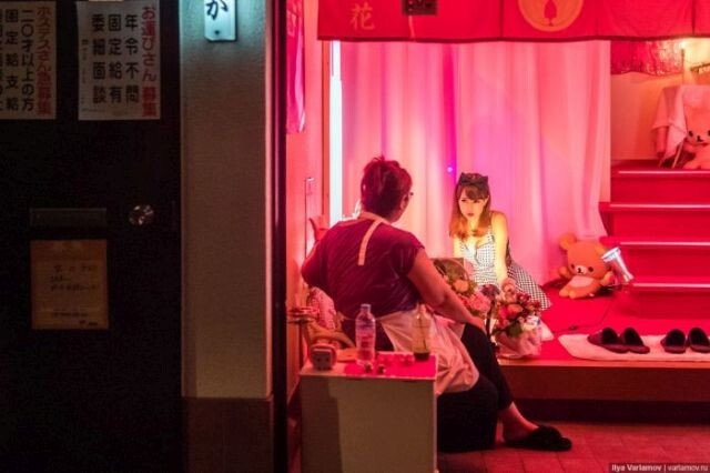 Квартал красных фонарей» в японской Осаке