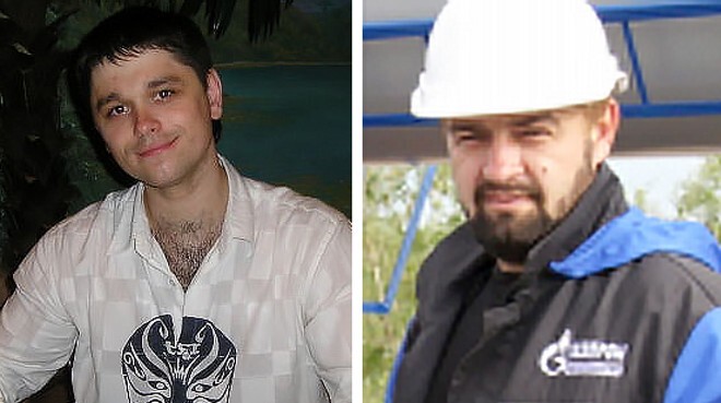 Убитые менеджеры Андрей Ходаков и Денис Свистунов: