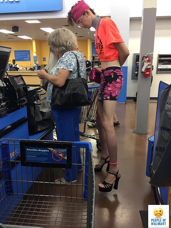 Экстравагантные покупатели Walmart