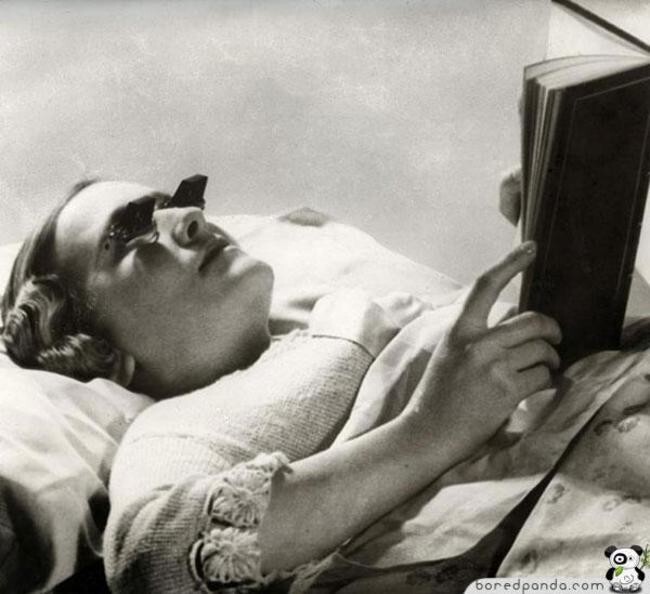 Специальные очки для чтения в постели