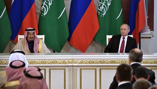 Знаменательная встреча короля Саудовской Аравии с Владимиром Путиным