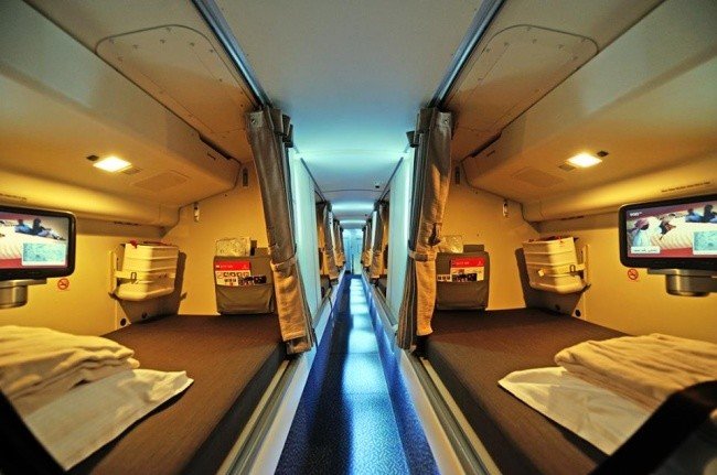 Комната отдыха для экипажа в самолете