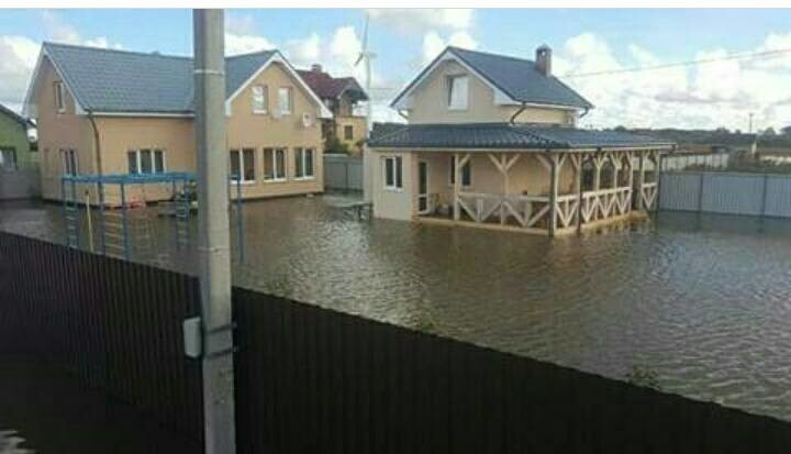Наводнение в Зеленоградском районе Калининградской области