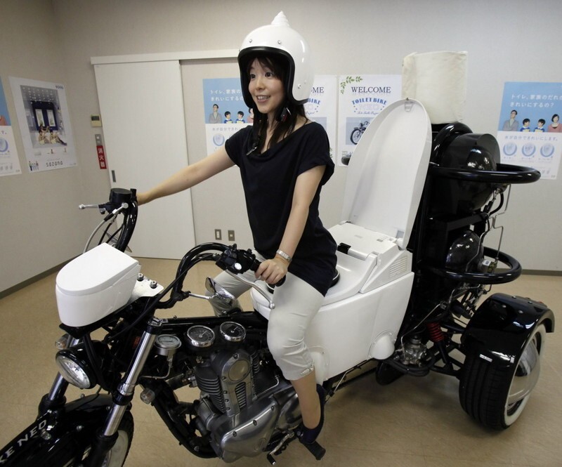 Японский дизайн - штука тонкая. Мотоцикл, топливом для которого служат человеческие экскременты