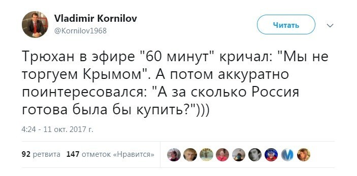 Политические коментарии соцсетей - 258