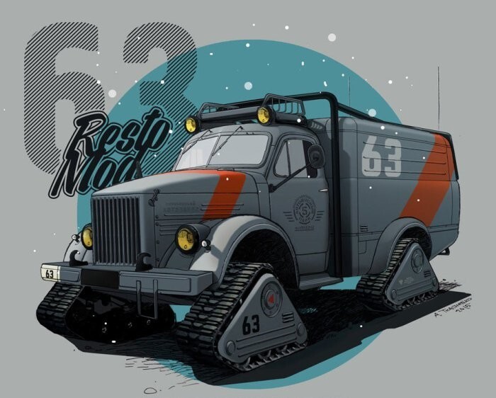 5. ГАЗ-63 «Снежная крыса»