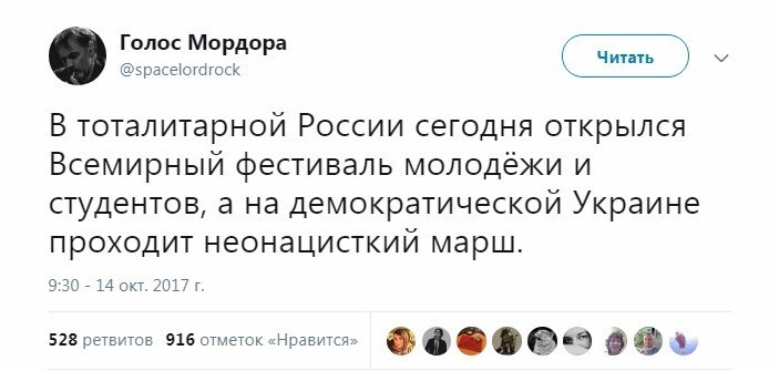 Политические коментарии соцсетей - 263