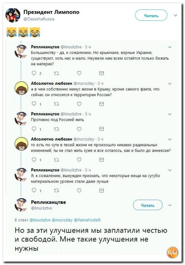 Политические коментарии соцсетей - 263