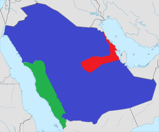 Саудовская Аравия: территория 2 149 690 кв км2, население 31 521 418 человек  