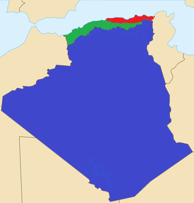 Алжир: территория 2 381 740 кв км, население 40 400 000 человек 