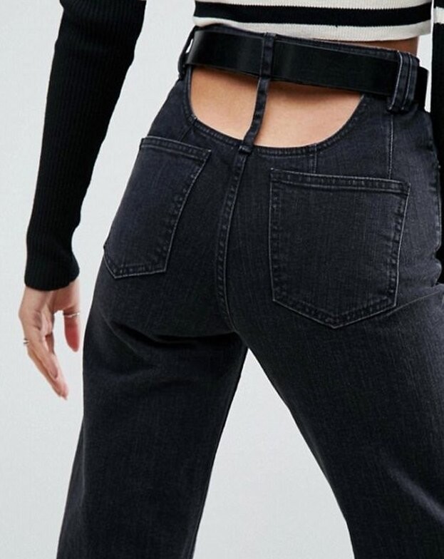 Модные джинсы оставляют все меньше простора воображению!