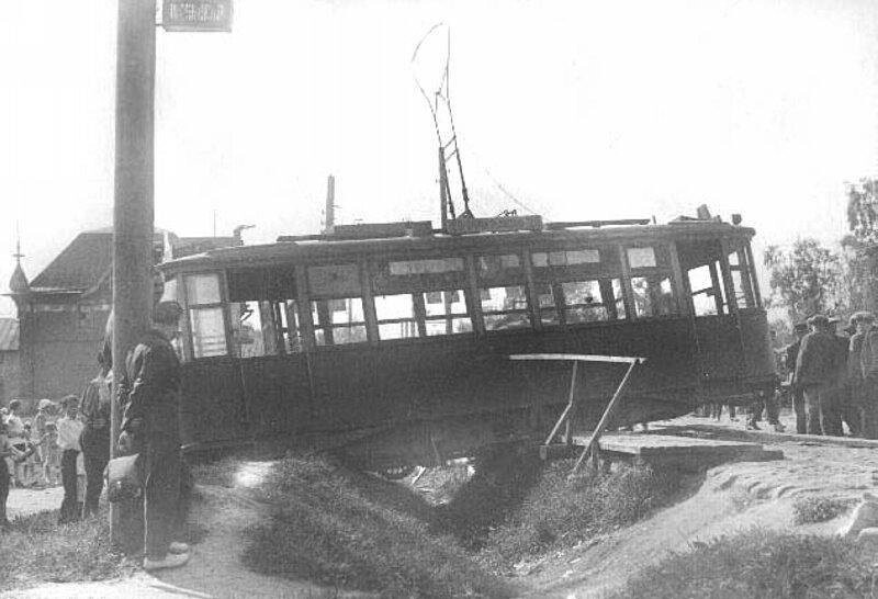 Трамвайные аварии в СССР