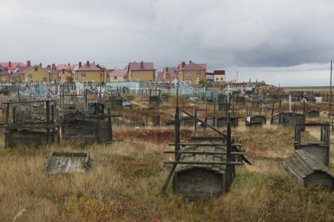 Ненецкое кладбище хальмер