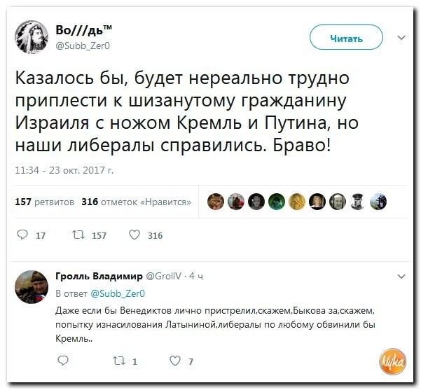 Политические коментарии соцсетей - 276