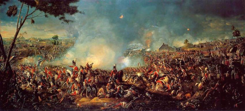 В каком веке произошло сражение при Ватерлоо?