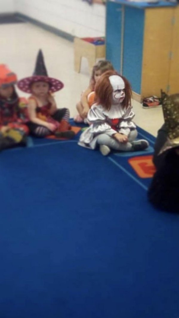 Хэллоуин в американском детском саду 