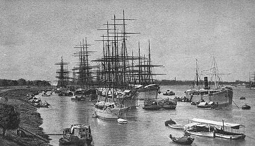 Монтральский порт начало 1800ых