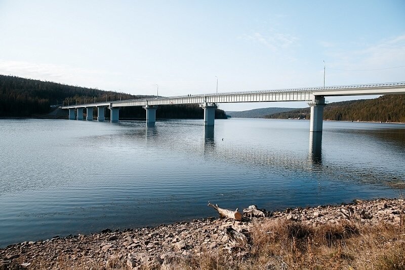 Самый длинный мост на федеральных трассах Иркутской области