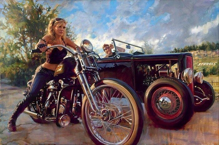 Дэвид Уль — официальный художник Harley-Davidson