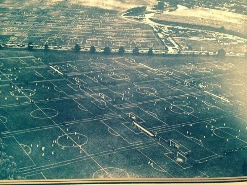 88 футбольных полей в одном месте, Лондон, 1951 г.