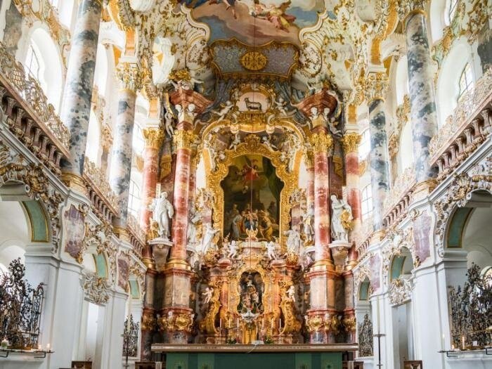 Паломническая церковь, Виса, Германия 