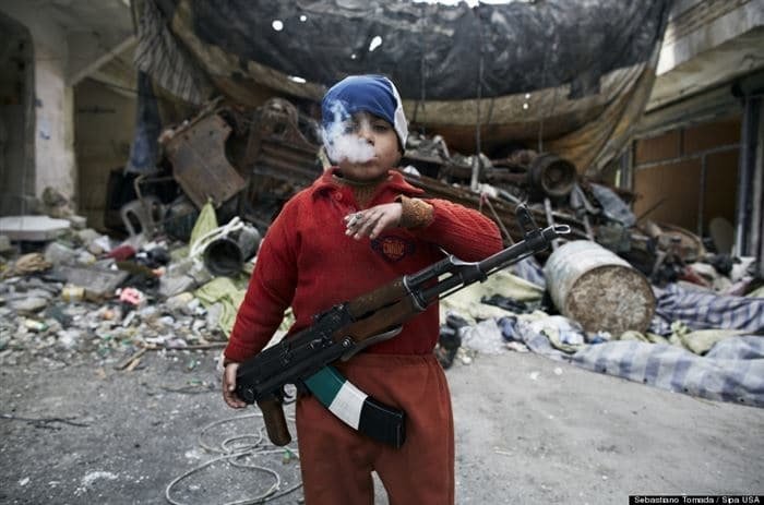 5. "Недетский" взгляд: сын сирийского мятежника, Алеппо