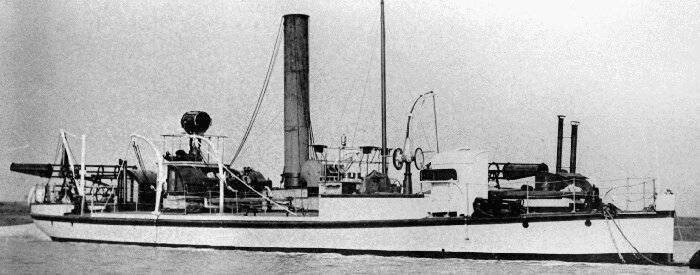8. Торпедный корабль «Везувий» (1874 г) Великобритания.