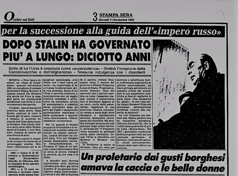 La Stampa: «Под ним СССР вырос в сверхдержаву».