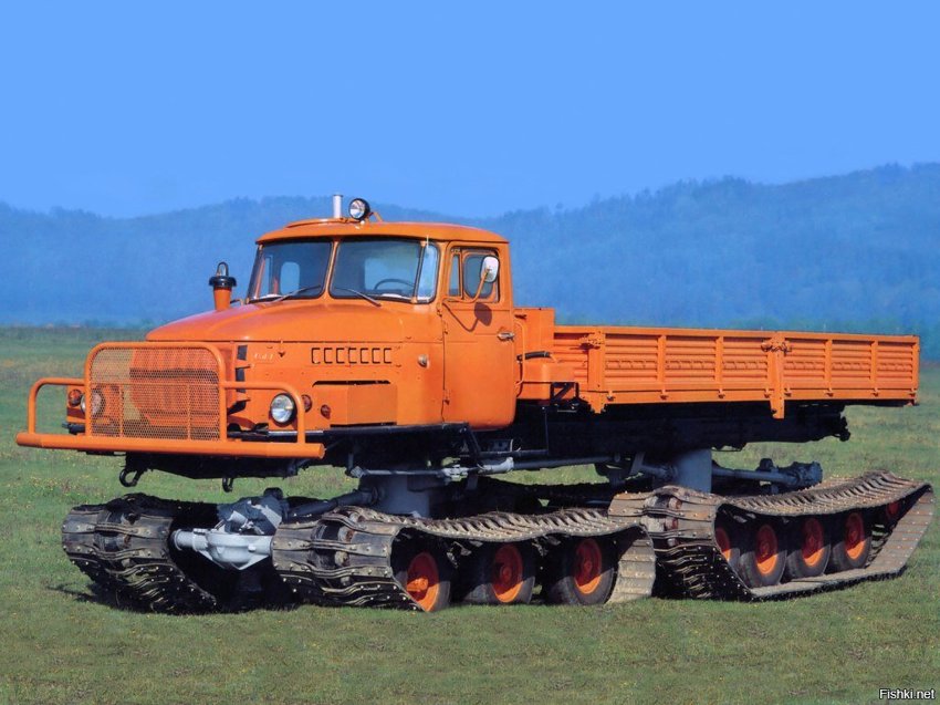Снегоболотоходный транспортёр Урал 5920, 1985 год