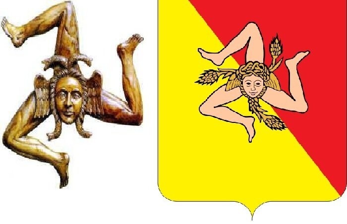 Эмблема острова Сицилия.