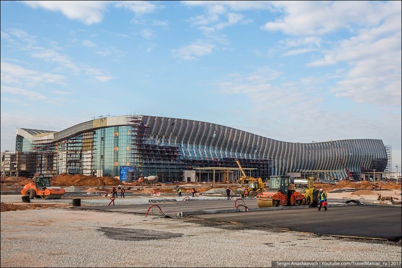 Как строят новый крымский аэропорт. Фоторепортаж